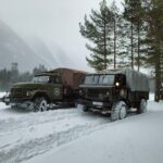 Заброска на Софийские озёра на ЗиЛ и ГАЗ66