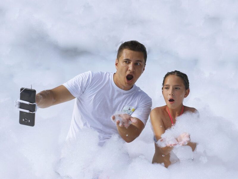 Зажигательная пенная дискотека на праздник