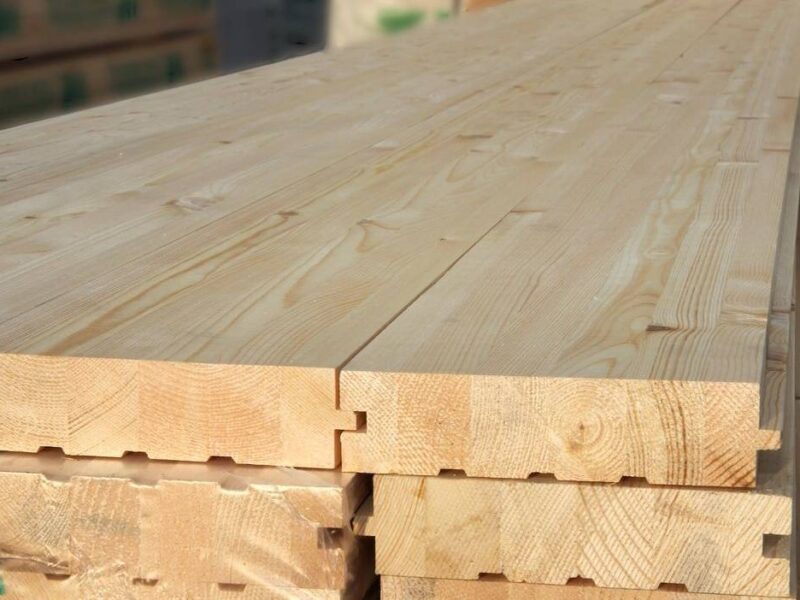 Шпунтованная половая доска хвоя 36х130 сорт АВ